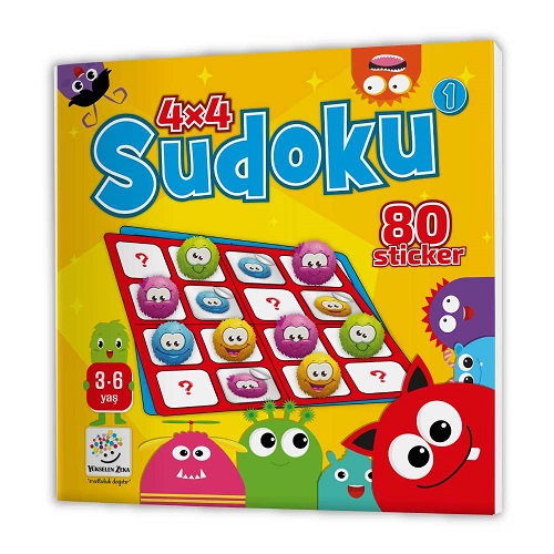 3-6 Yaş Stickerlı Sudoku Seti