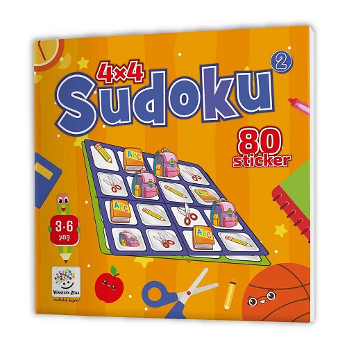 3-6 Yaş Stickerlı Sudoku Seti