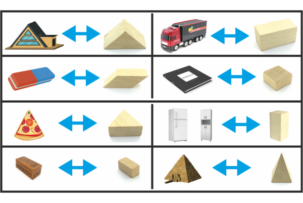 Ahşap Geometrik Cisimler  (19 Parça)