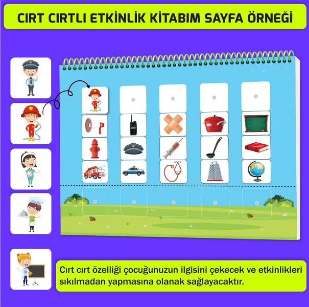 Cırt Cırtlı Etkinlik Kitabım: 3-6 yaş  Konuşma ve Dikkati Geliştiren