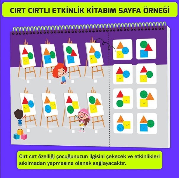 Cırt Cırtlı Etkinlik Kitabım: 4-6 yaş