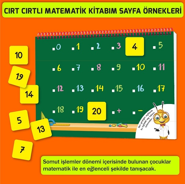 Cırt Cırtlı Matematik Kitabım: 3-6 yaş 