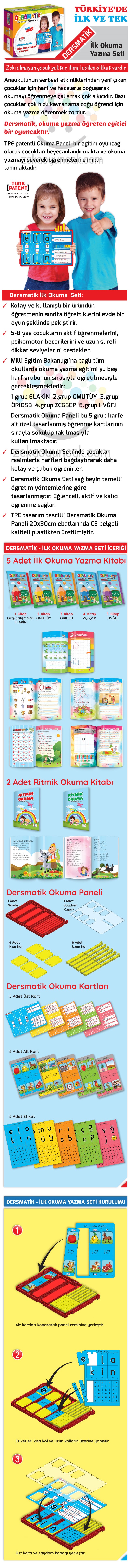 Dersmatik Okumayı Öğreten Set Maxi