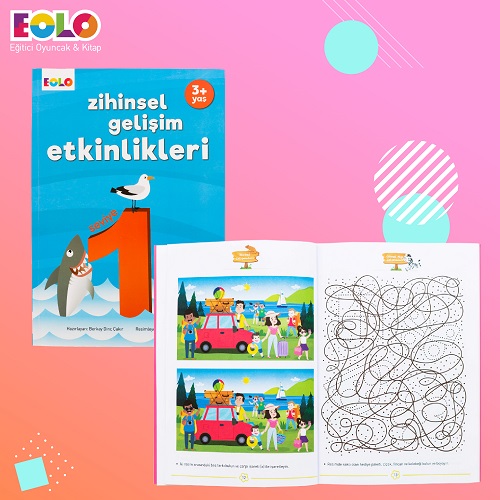 Eolo Yaş Zihinsel Gelişim Etkinlikleri +3 Yaş - 3 Kitap