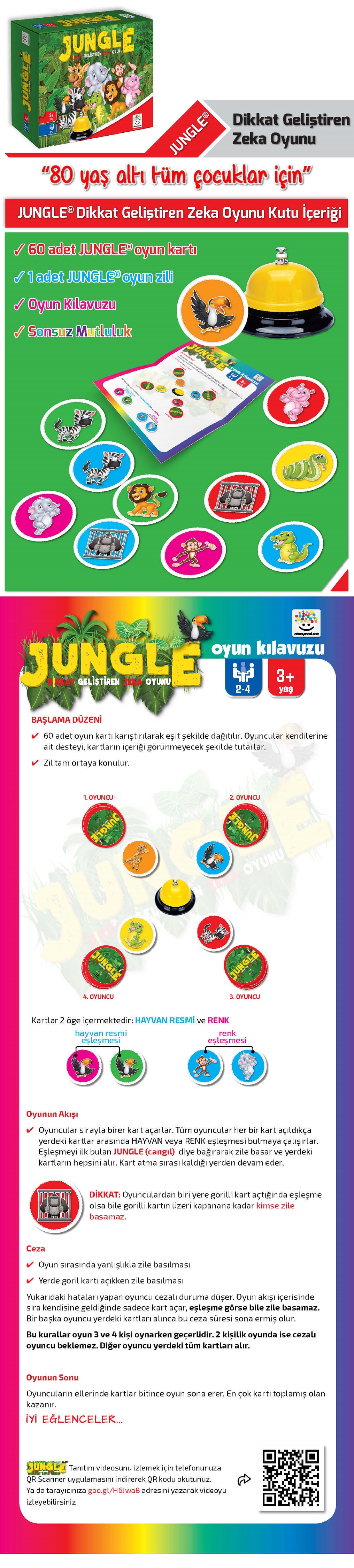 Jungle Dikkat Geliştiren Zeka Oyunu