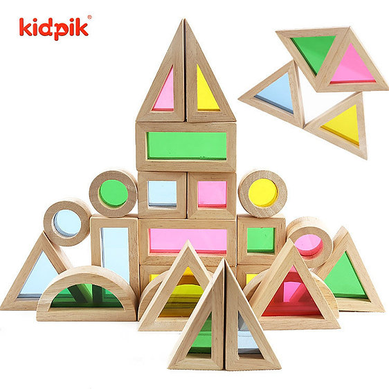 Kidpik Rainbow Blocks - Gökkuşağı Blokları 24 Parça