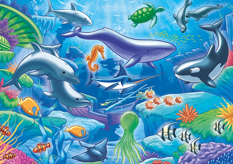 Life In The Ocean Baby Puzzle 50 Pcs.