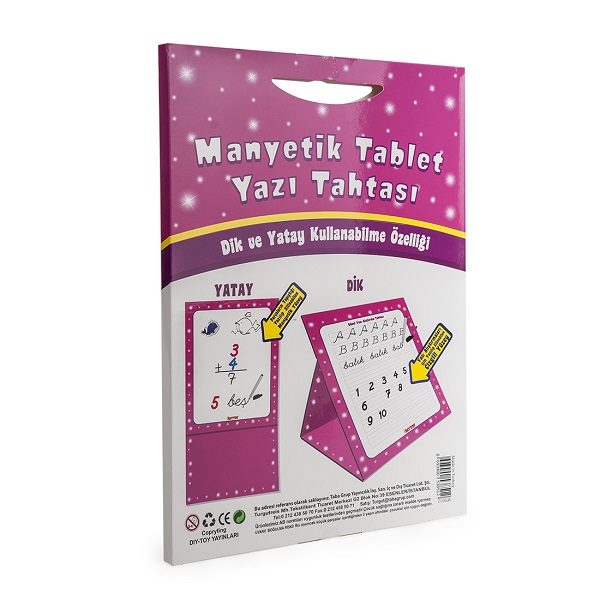 Manyetik Silinebilen Yazı tahtası Pembe