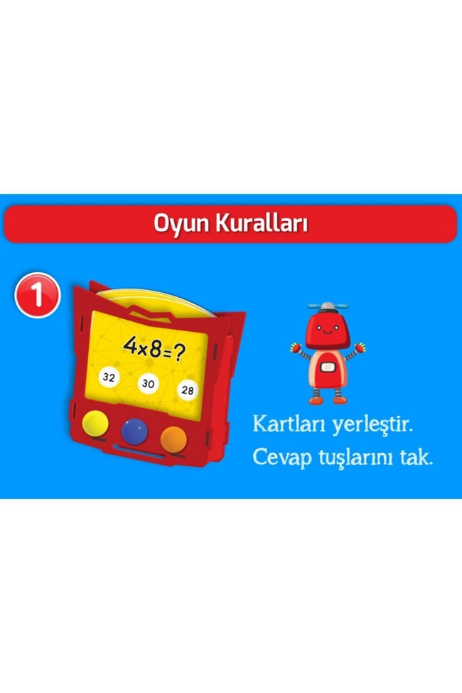 Matematik Kutusu - Çarpma Öğreten Oyuncak