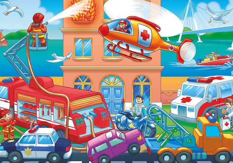 Rescue Missions Jumbo Puzzle 24 Pcs.