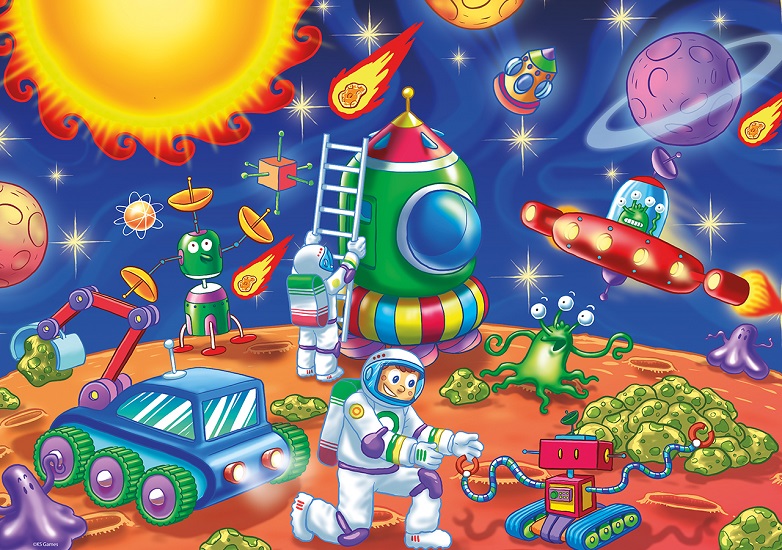 Space Explorers Jumbo Puzzle 24 Pcs.