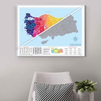 Türkiye Haritası Scratch Map Kazınılabilir 