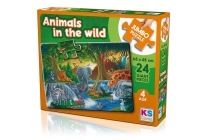Animal in the Wild Jumbo Puzzle 24 Pcs.