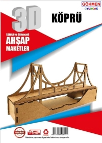 Köprü    - 3D Ahşap Maket