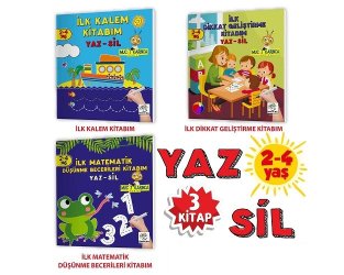 2-4 Yaş Mucit Karınca YAZ-SİL Kitaplar-1