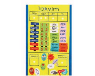 Edu Cırtlı Takvim Panosu