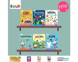 Arty Mouse Etkinlik Kitapları 6 lı Set
