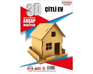 Çitli Ev - 3D Ahşap Maket