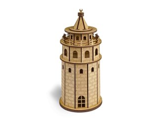 Galata Kulesi - 3D Ahşap Maket