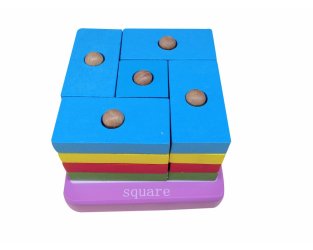 Hongji Ahşap Kare Renk Tamamlama Puzzle