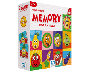 Hafıza ve Eşleştirme Kartları - Meyveler Sebzeler