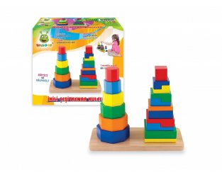 Woodoy İkili Çeşit Kenar Kule