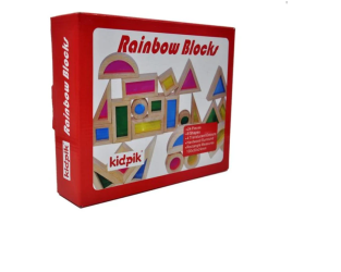 Kidpik Rainbow Blocks - Gökkuşağı Blokları 24 Parça
