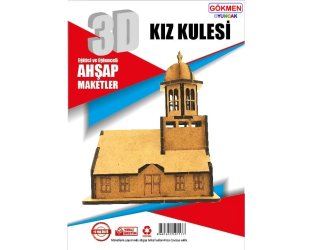 Kız Kulesi - Ahşap 3D Maket