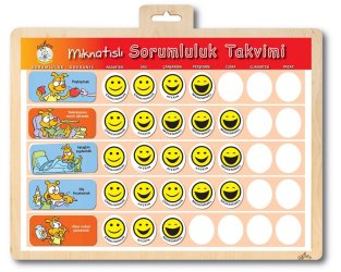 Mıknatıslı Sorumluluk Takvimi