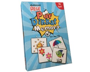 Rege Pür Dikkat Memory - 96 Kart