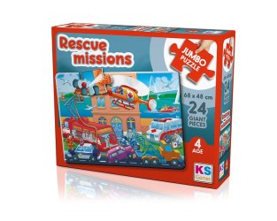 Rescue Missions Jumbo Puzzle 24 Pcs.