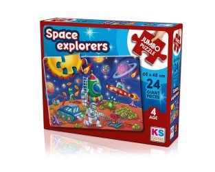 Space Explorers Jumbo Puzzle 24 Pcs.