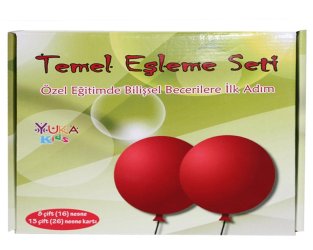Stip Temel Eşleme Seti - Gerçek Nesneler ve Resimli Kartlar