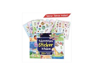 Tükenmeyen Sticker Kitabım (100+ Tekrar Tekrar Kullanılabilen Sticker)