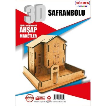 Safranbolu Evi - 3D Ahşap Maket