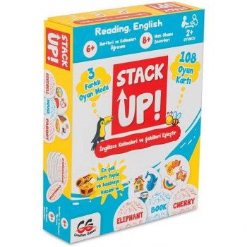 Stack Up! İngilizce Kelime ve Şekil Eşleştir Oyunu